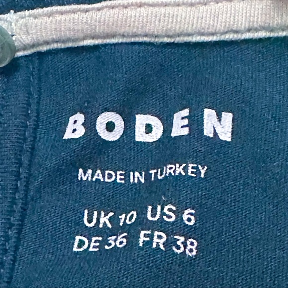 Boden Supersoft Frill Detail Vest Navy Keyhole Button Sleeveless Shell Tank Top - Picture 5 of 9